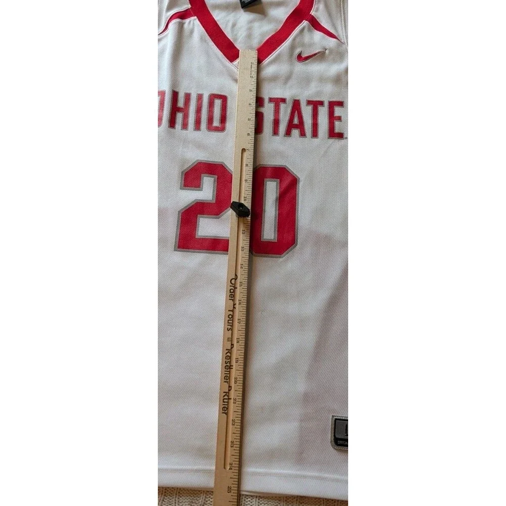 Nike Elite Ohio State Buckeyes #20 NCAA Basketball Jersey Sz Large - READ!